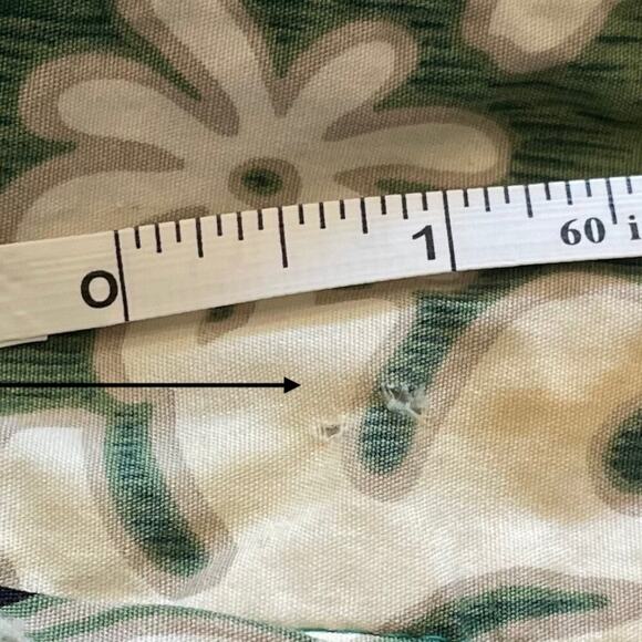 VTG Hilo Hattie Short Sleeve Green Tropical Print Hawaiian Button Down Shirt, L - Picture 11 of 11